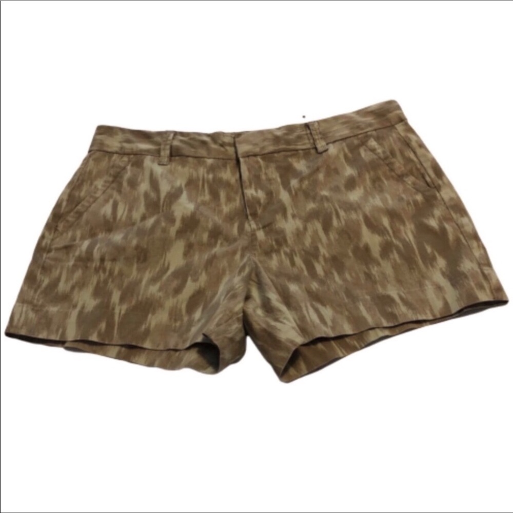 Calvin Klein Jeans Camo Chino Mid Rise Shorts 10 NEW